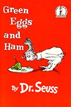 Green Eggs and Ham by Dr. Seuss book cover