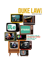 Cover of Duke Law Magazine, Fall 2016