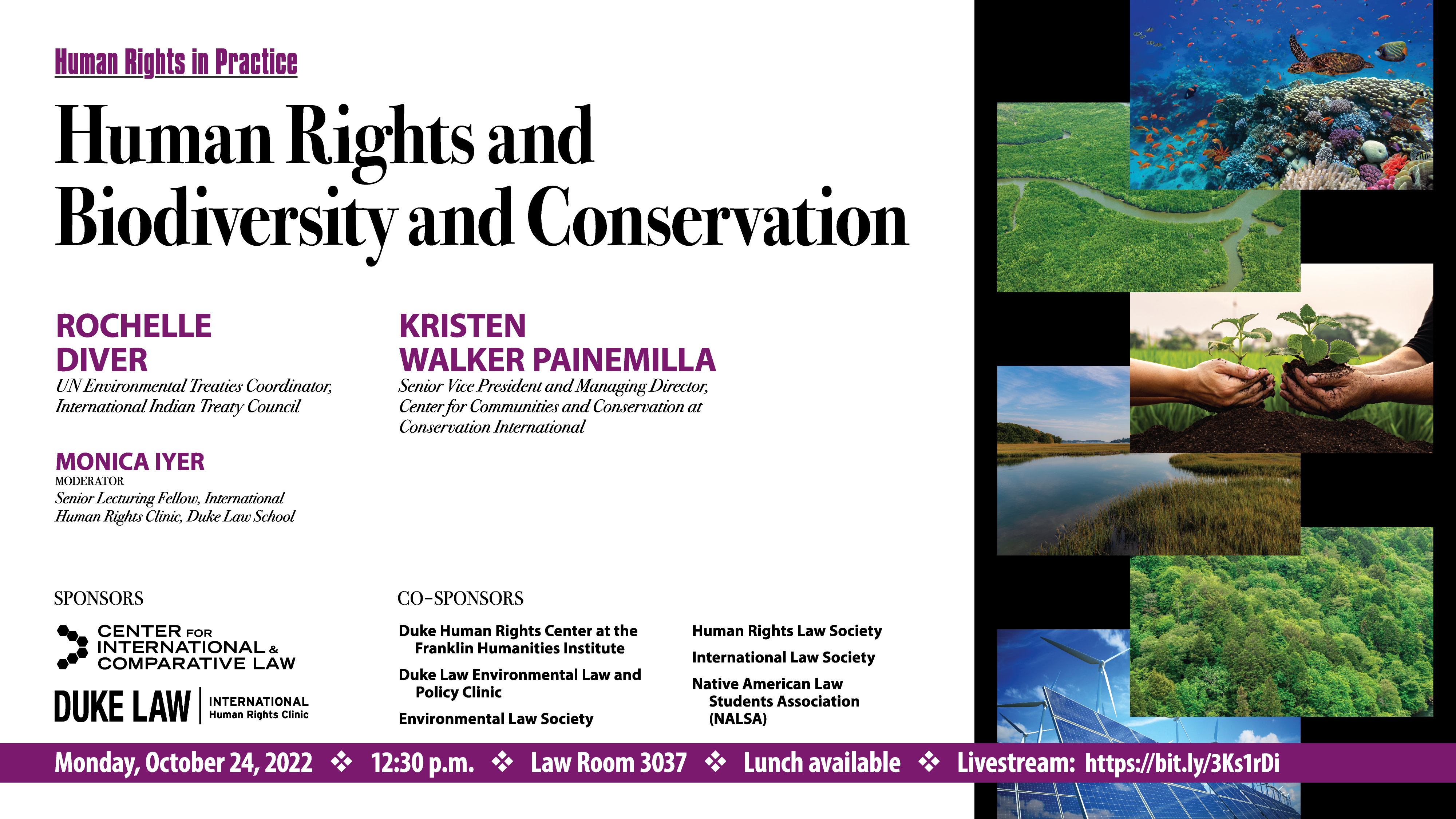 Human Rights and Biodiversity and Conservation Poster