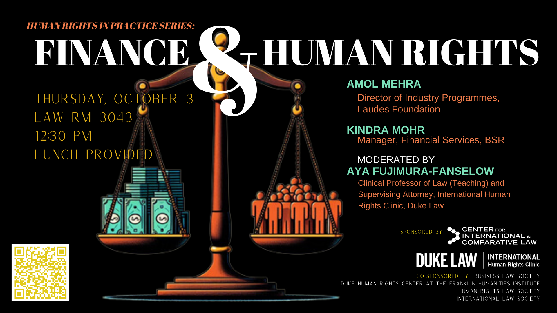 Poster for Finance and Human Rights