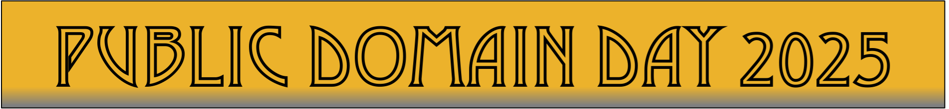 Public Domain Day 2025