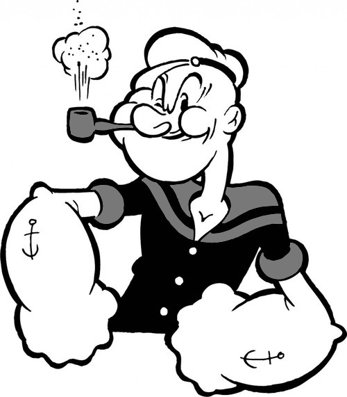 Popeye bust