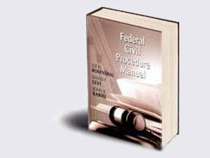 cover of manual, Federal Civil Procedure Manual.