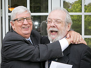 Prof. Walter Dellinger with David Lange