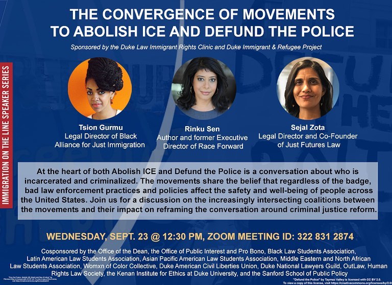 The Convergence of Movements to Abolish ICE and Defund the Police (Sept. 23, 2020)