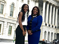 Brittany Grady and Rep. Terri Sewell