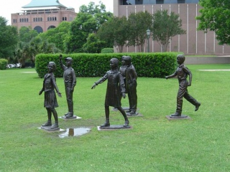 Tribute to Texas Children, near the Ten Commandments monument, Texas Capitol Grounds, Austin, TX