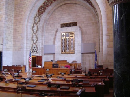 Floor of the Nebraska Unicameral Legislature
