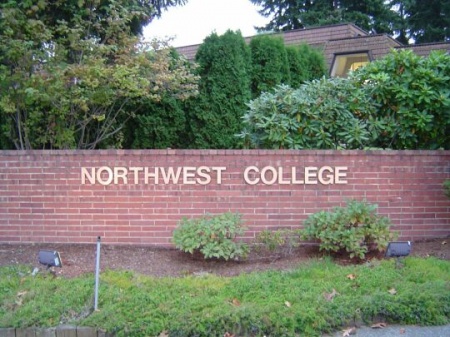 Northwest College Entrance Sign Northwest College, Kirkland, WA