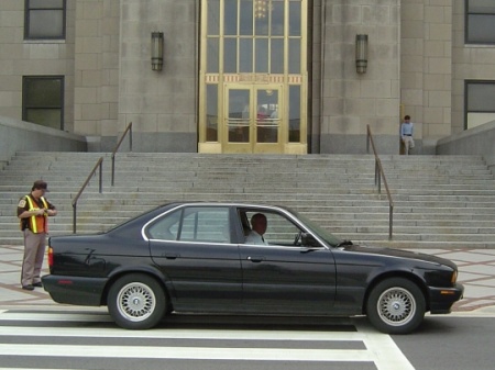Dr. Gore's BMW, now owned by attorney John Haley
