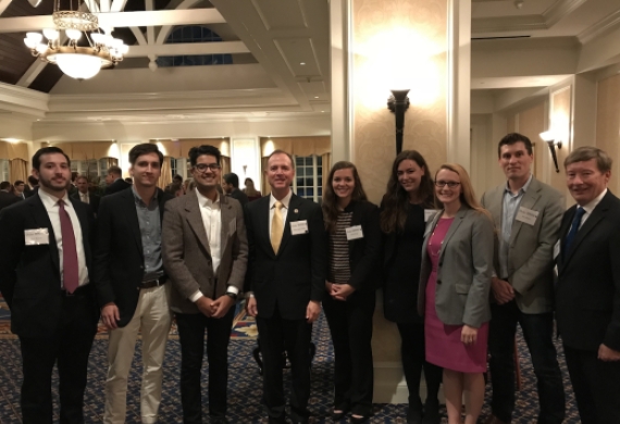 On Oct. 30th Duke Law students dined with Rep. Adam Schiff, the Ranking Member of the House Permanent Select Committee on Intelligence. 