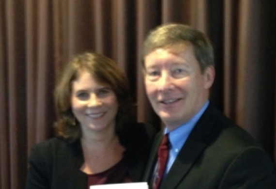 Professor Dunlap and Professor Rosa Brooks of the Georgetown Law Center with her new book How Everything Became War and the Military Became Everything: Tales from the Pentagon on August 10th