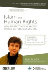 book cover: Ann Mayer: Islam and Human Rights: New Perspectives in Recent United Nations Discussions