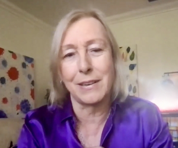 Tennis legend Martina Navratilova discusses her longtime support for women's and LGBTQ rights and explains biological advantages in sport.