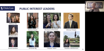 Students recognized as public interest leaders