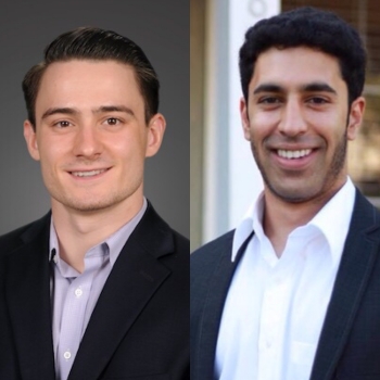 Pat O'Connell JD/LLMLE '20 and Neil Datar '20