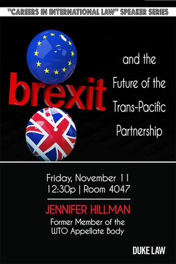 Jennifer Hillman Lecture 11/11