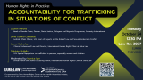 Accountability for Trafficking in Situations of Conflict poster