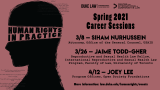 Career Sessions for International Human Rights -- 26 March: Jaime Todd-Gher